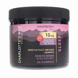 Hemp Extract-Infused Gummies Sleep Raspberry Flavor 1
