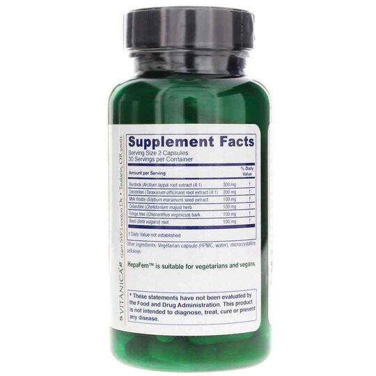 HepaFem Pro, 60 Veg Capsules, VTAP