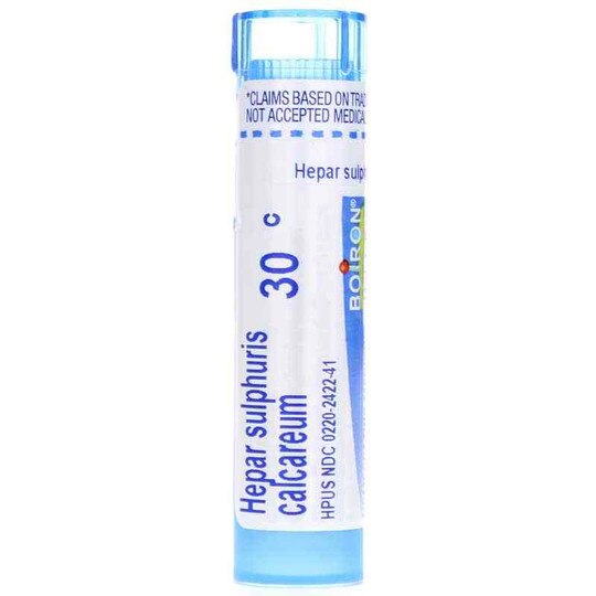 Hepar Sulphuris Calcareum 30C, 80 Pellets, BOR