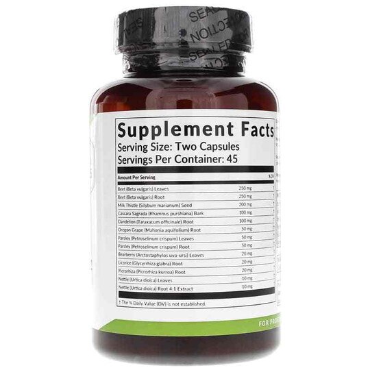 Herbal Hepaclenz Capsules, 90 Capsules, PCHF