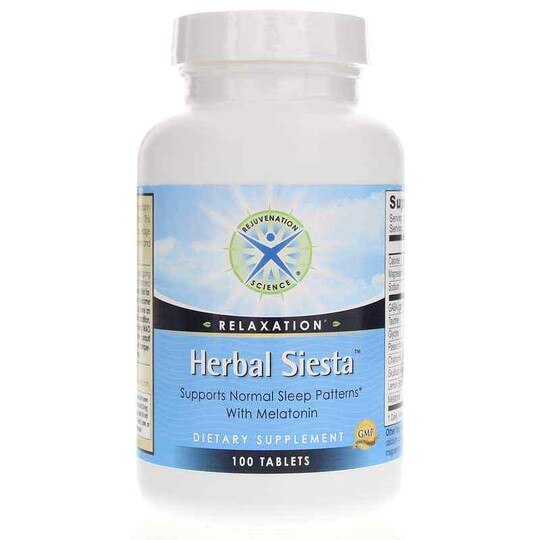 Herbal Siesta, 100 Tablets, FJS
