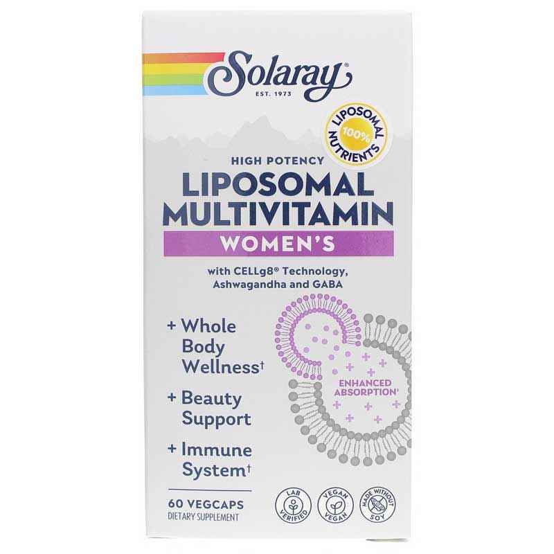 High Potency Liposomal Multivitamin Women's, 60 Veg Capsules, Solaray
