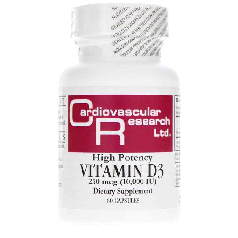 High Potency Vitamin D3 10,000 IU, Cardiovascular Research