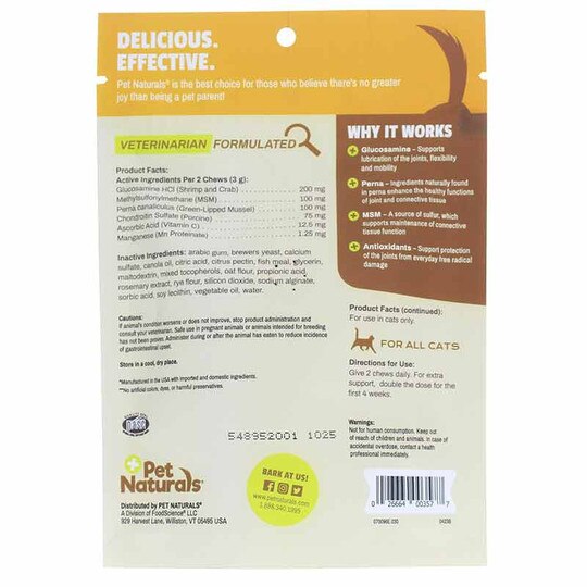 Hip + Joint for Cats of All Sizes, 30 Chewables, PNV