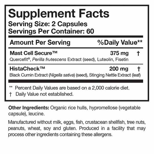 HistaQuel Comprehensive Allergy Support, 120 Capsules, RSN