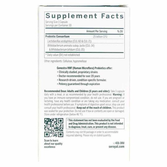 HMF Intensive Probiotic, 30 Capsules, GEN