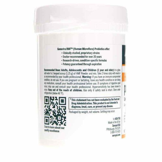 HMF Powder Probiotic, 2.6 Oz, GEN
