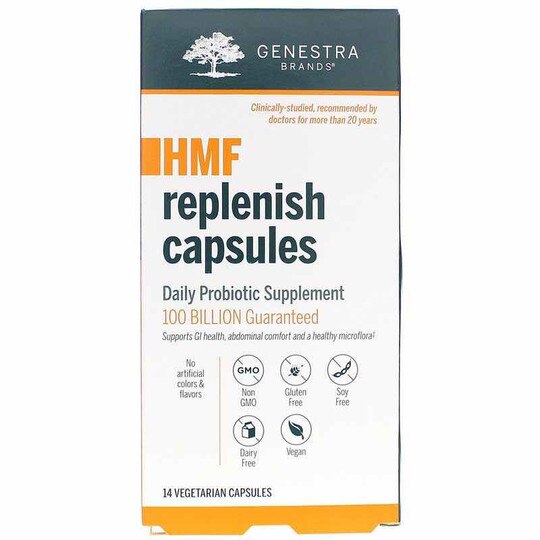 HMF Replenish Capsules Probiotic, 14 Veg Capsules, GEN