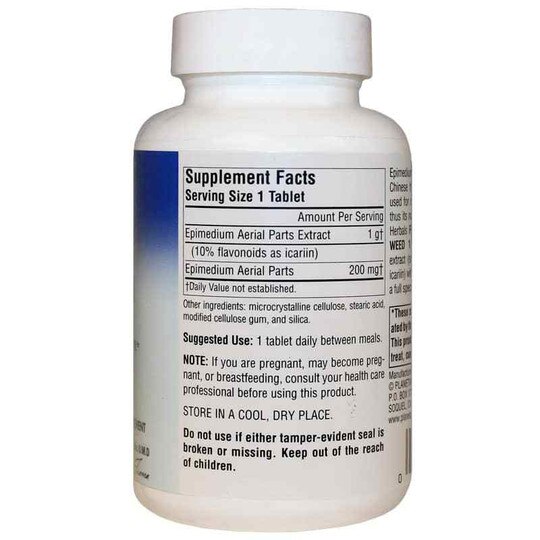 Horny Goat Weed 1200 Mg Full Spectrum, 60 Tablets, PLH