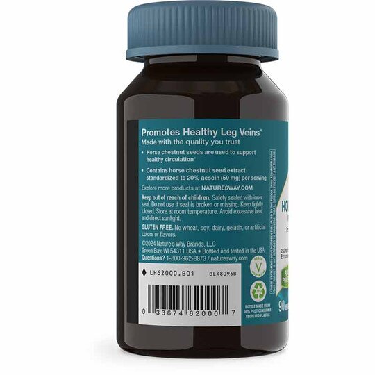 Horse Chestnut 250 Mg, 90 Vegan Capsules, NWA