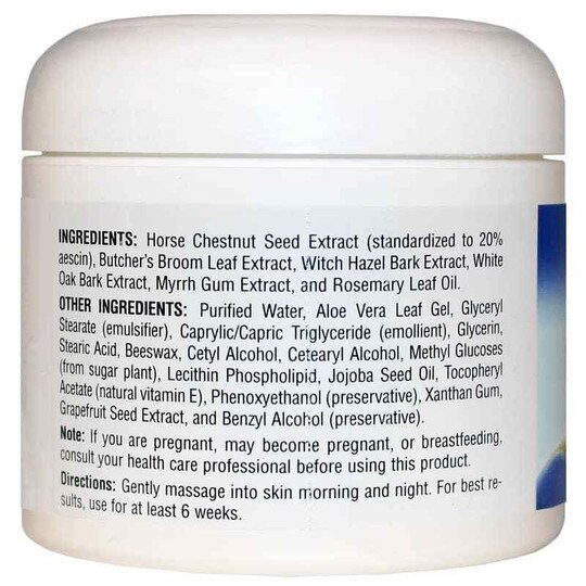 Horse Chestnut Cream, 4 Oz, PLH