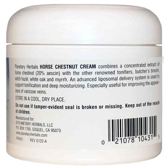 Horse Chestnut Cream, 4 Oz, PLH