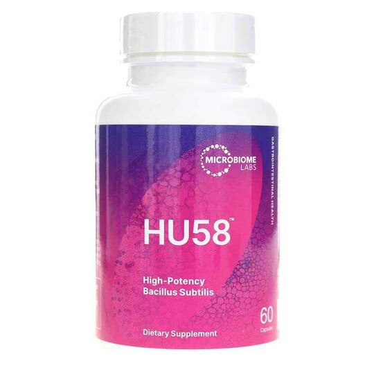 HU58 High Potency Bacillus Subtilis, 60 Capsules, MCBL