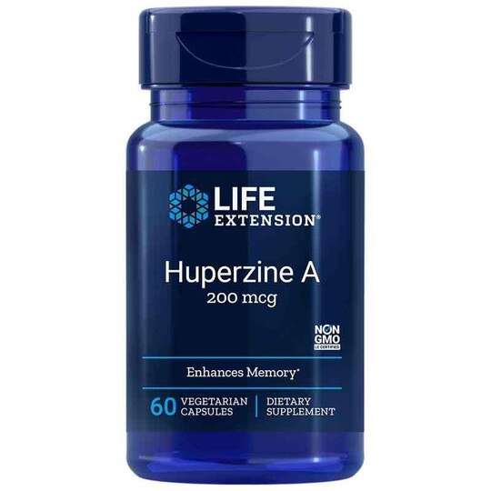 Huperzine A 200 Mcg, 60 Veg Capsules, LFE