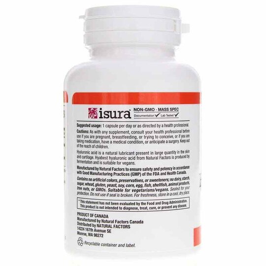 Hyabest Hyaluronic Acid 100 Mg, 60 Veg Capsules, NF