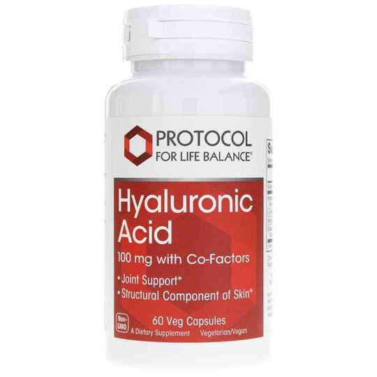 Hyaluronic Acid 100 Mg with Co-Factors, 60 Veg Capsules, PFLB