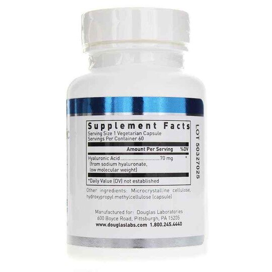 Hyaluronic Acid, 60 Veg Capsules, DGL