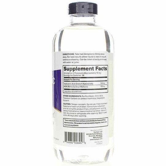 Hyaluronic Acid Advanced Formula, 12 Oz, HYG