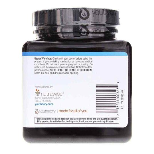 Hyaluronic Acid Advanced Formula, 120 Veg Capsules, YTY