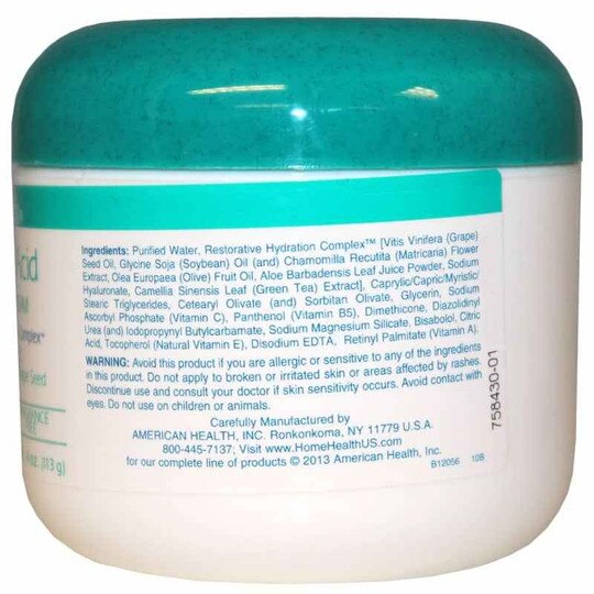 Hyaluronic Acid Moisturizing Cream, 4 Oz, HMH