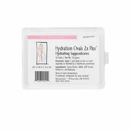 Hydration Ovals 2x Plus, 16 Suppositories, BZW