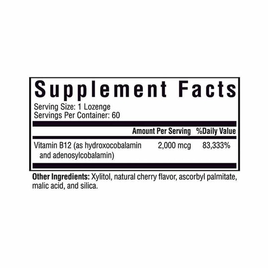 Hydrox-Adeno B12, 60 Lozenges, SKH