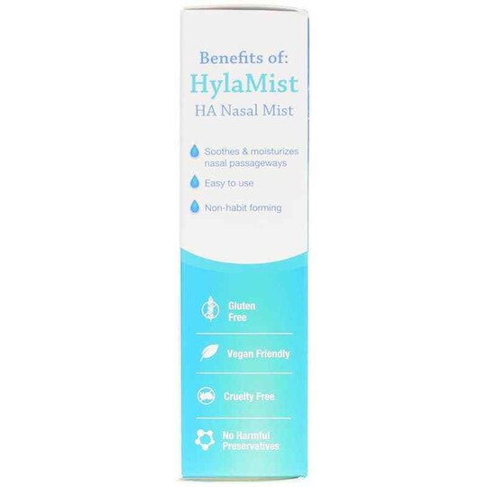 HylaMist HA Nasal Mist for Dry Nose, 2 Oz, HYG