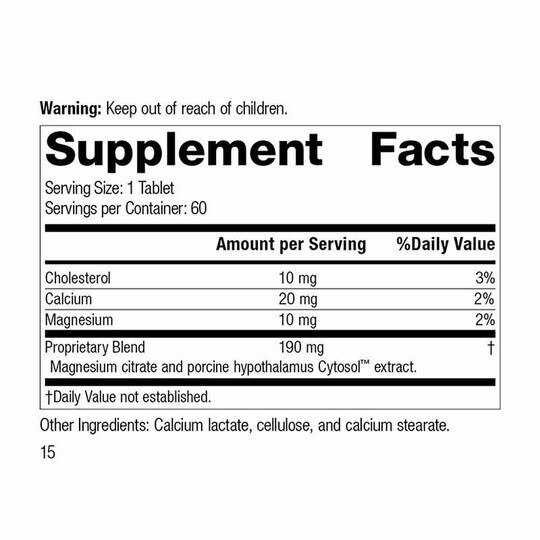 Hypothalmex, Standard Process
