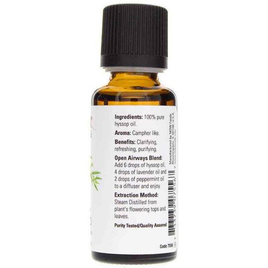Hyssop Essential Oil, 1 Oz, NOW