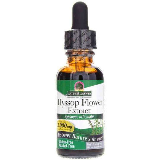 Hyssop Flower Extract Alcohol-Free, 1 Oz, NAN
