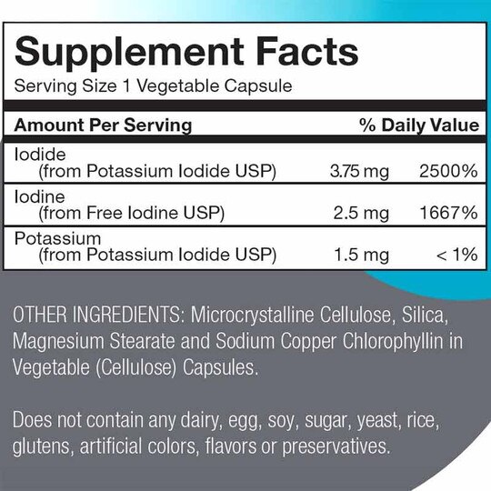 i-Throid Iodine 6.25 Mg, 90 Capsules, RLC