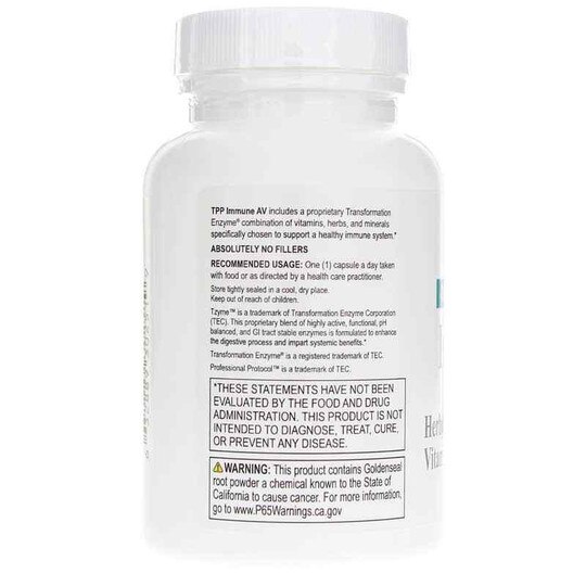 Immune AV Vitamin A Complex, 60 Capsules, TSE