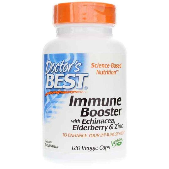 Immune Booster with Echinacea, Elderberry & Zinc, 120 Veg Capsules, DRB
