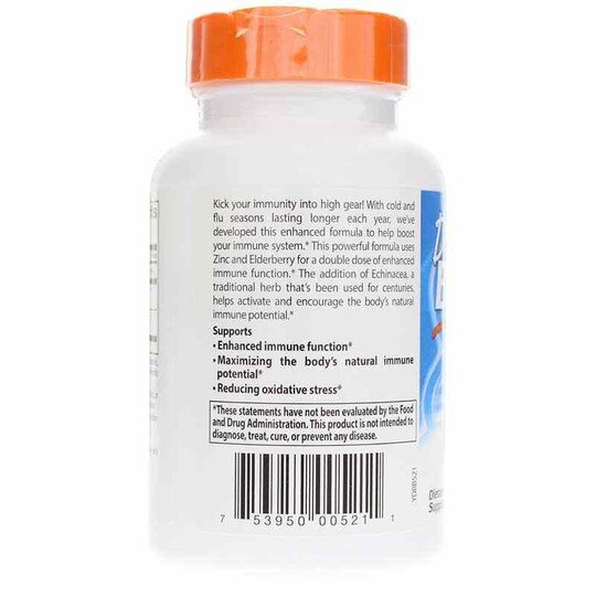 Immune Booster with Echinacea, Elderberry & Zinc, 120 Veg Capsules, DRB