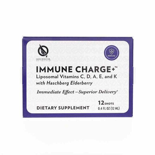 Immune Charge+ Shots Box, 12 Single Serving Bottles, QSS