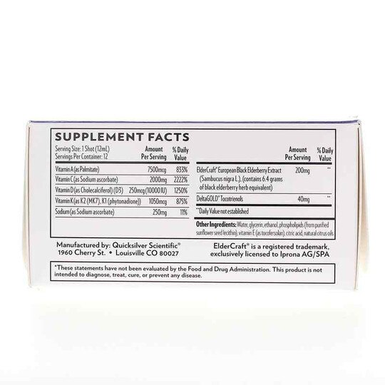 Immune Charge+ Shots Box, 12 Single Serving Bottles, QSS