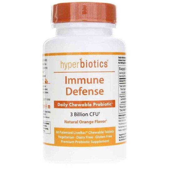 Immune Defense Daily Chewable Probiotic, 60 Chewable Tablets, HBS