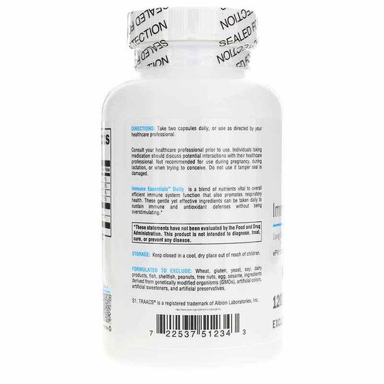 Immune Essentials Daily, 120 Veg Capsules, XYM