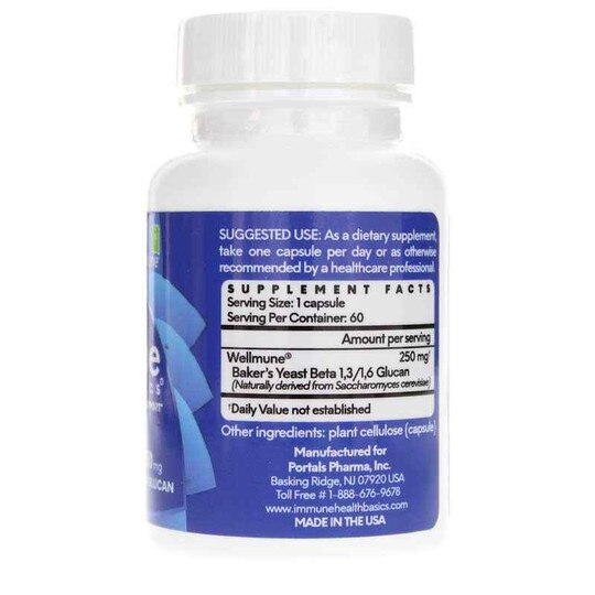 Immune Health Basics 250 Mg, 60 Capsules, IHB