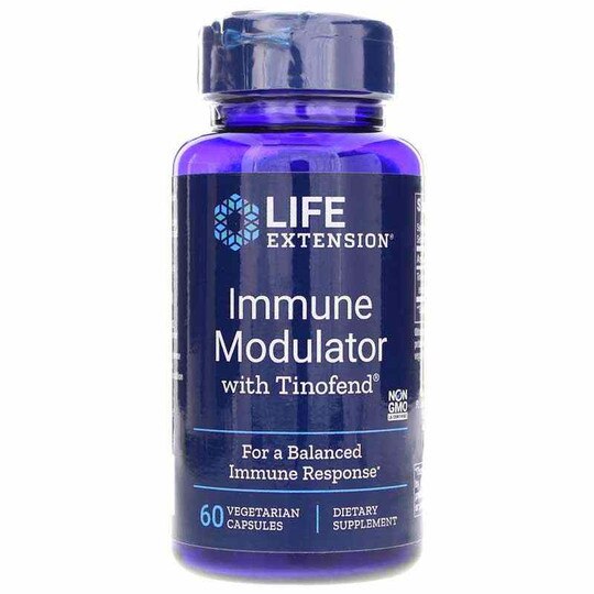 Immune Modulator with Tinofend, 60 Veg Capsules, LFE