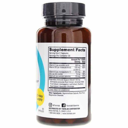 Immune Support, 60 Capsules, TWL