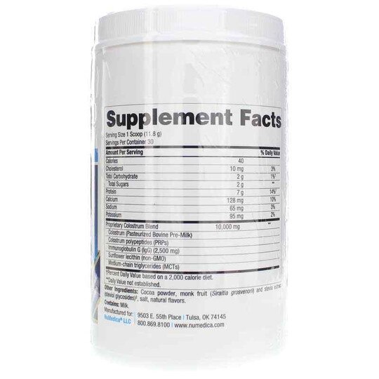 ImmunoG PRP Powder Chocolate, 12.5 Oz, NUM