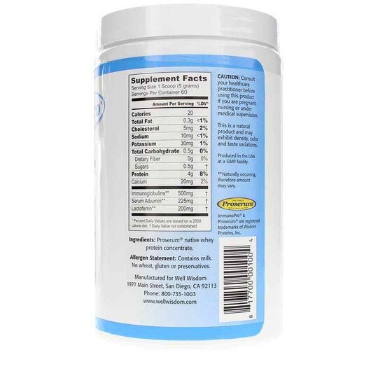 ImmunoPro Whey Protein, 10.6 Oz, WWD