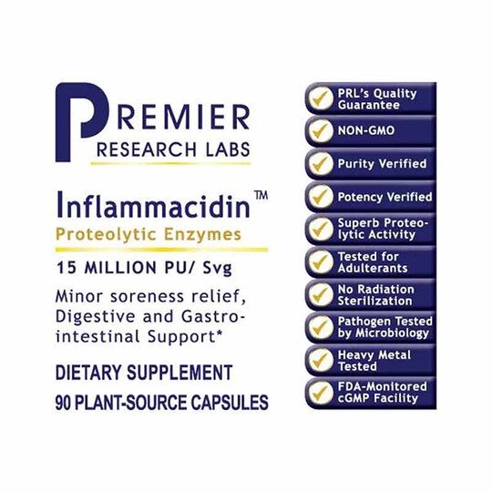 Inflammacidin, 90 Capsules, PRL