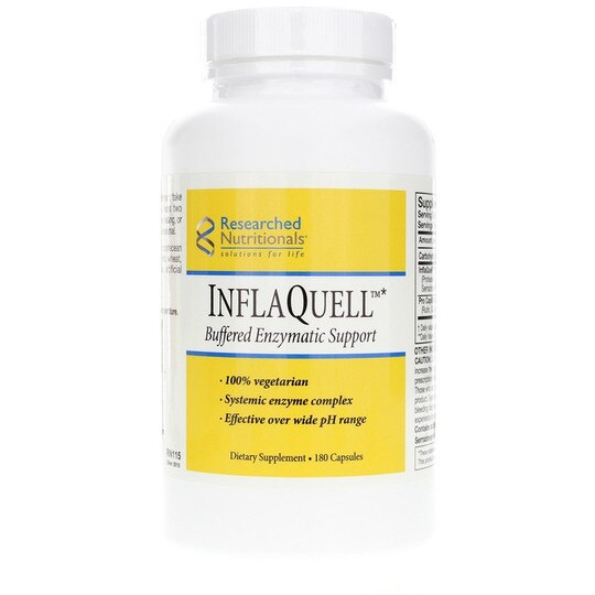 InflaQuell Buffered Enzymatic Support, 180 Capsules, RSN