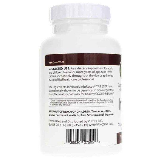 InjuRecov Trifecta, 90 Capsules, VNC
