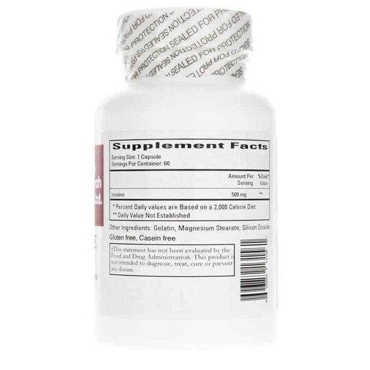 Inosine 500 Mg, 60 Capsules, CR