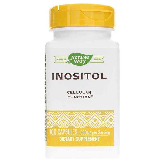Inositol 500 Mg, 100 Capsules, NWA