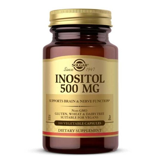 Inositol 500 Mg, 100 Veg Capsules, SLG