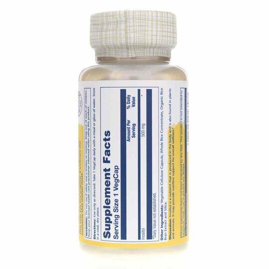 Inositol 500 Mg, 100 Veg Capsules, SLR